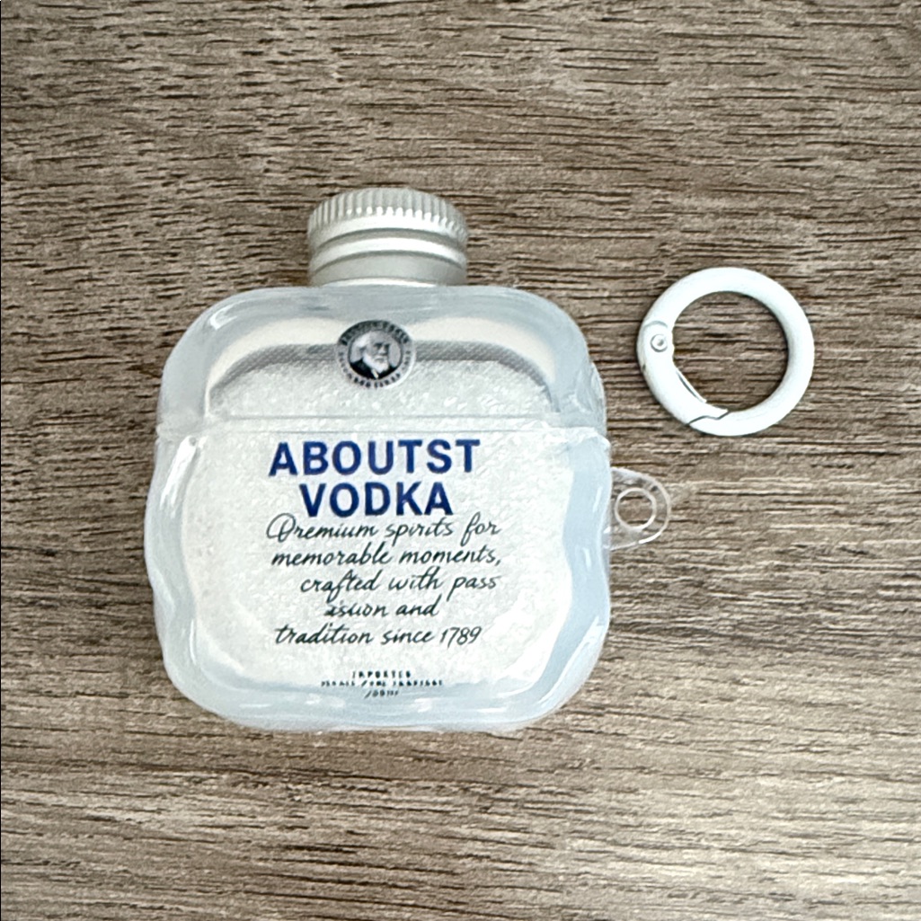 Airpods 4 Aboutst Vodka Case With Ring